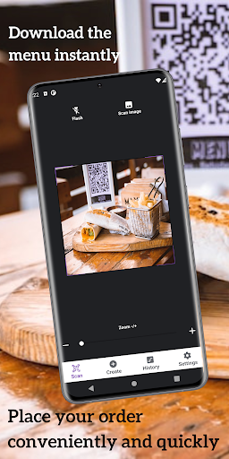 Android application QR Create Pro screenshort