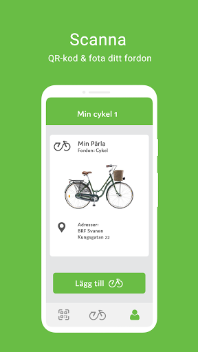Android application Cykelrum.se - Cykelmärkning fö screenshort
