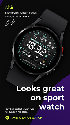 LCD Informer Minimal watchface