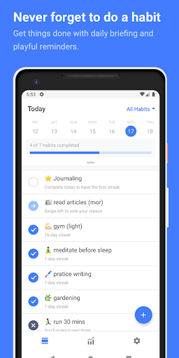 Habitify 習慣トラッカー By Unstatic Ltd Co Google Play 日本 Searchman アプリマーケットデータ