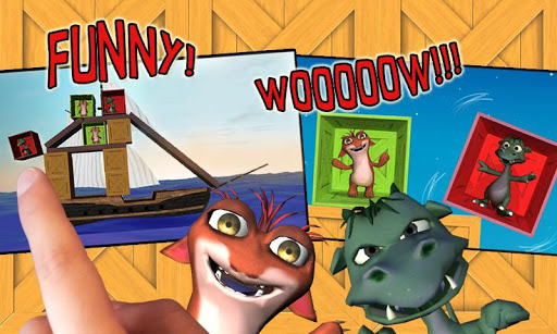 Android application Blast the Box: Move the Dragon screenshort