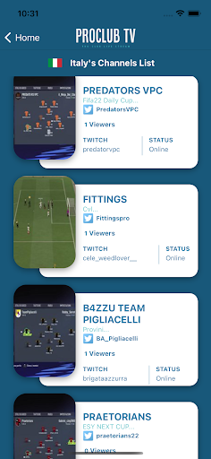 ProClubTV Screen 2