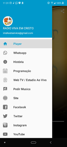 Android application Radio Viva Em Cristo screenshort