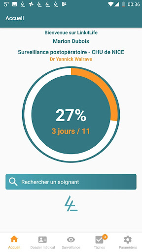 Link4Life Patients Screen 2