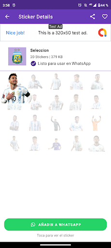 Stickers de Argentina Screen 3