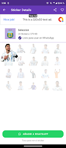 Captura 3 Stickers de Argentina android
