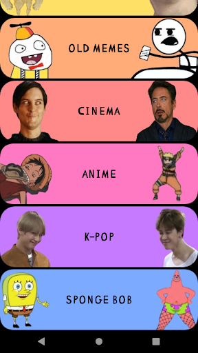 Memory Meme Game Screen 2