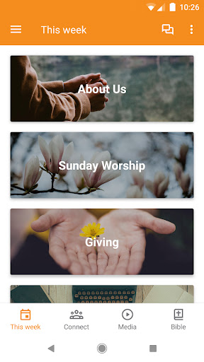 Android application Byram Bay Christian Church screenshort
