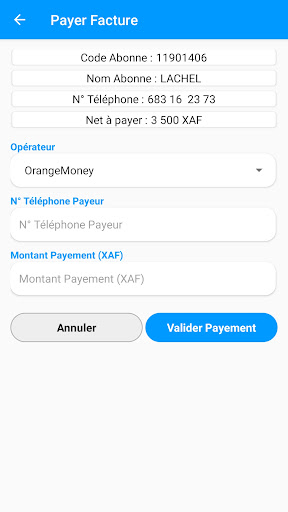 NUMERIKA CUSTOMER Screen 3