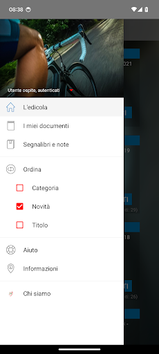 Android application Lega Ciclismo Professionistico screenshort