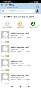 Co-WIN Vaccinator App Screenshot