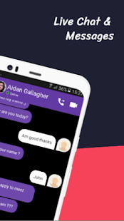 Aidan Gallagher Video Call and Fake Chat 📱 Screenshot