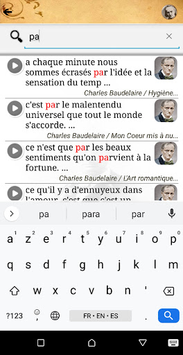 Charles Baudelaire : Citations Screen 2
