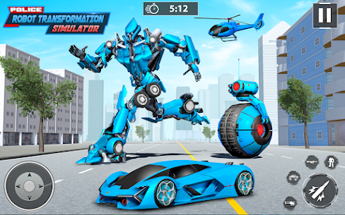 Police Helicopter Robot Transform For PC – How To Download It To PC And Mac 1