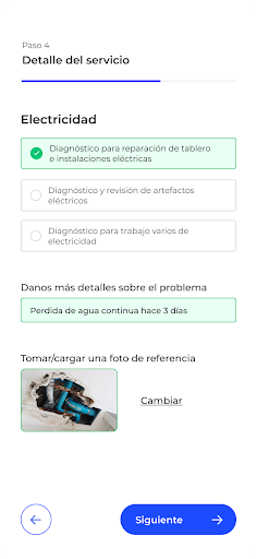 Hand para clientes Screen 2