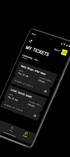 4Play Events Screen 3