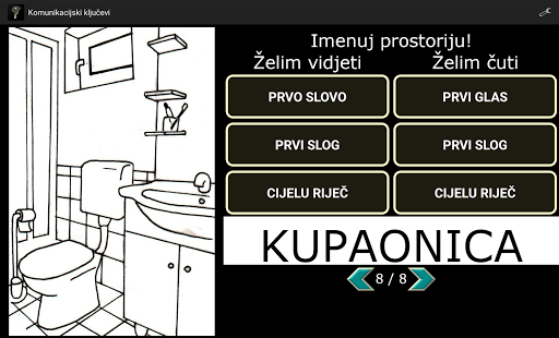 ICT-AAC Komunikacijski ključev Screen 3