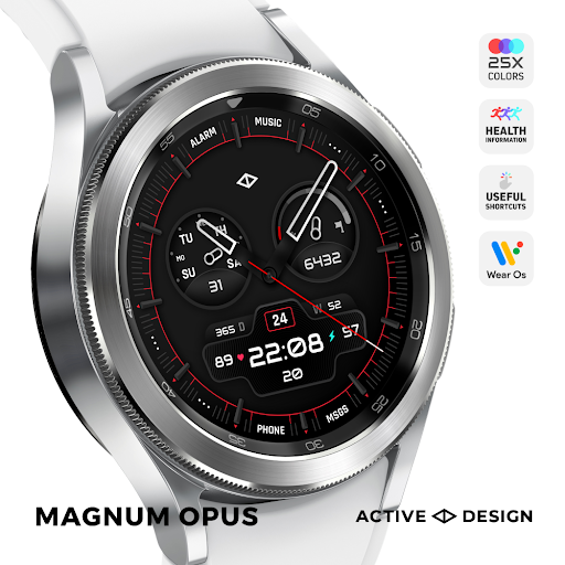 Android application Magnum Hybrid Watch Face screenshort