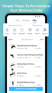 Workout Plan & Gym Log Tracker Screenshot