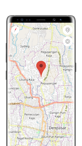 Android application Denpasar Offline Map screenshort