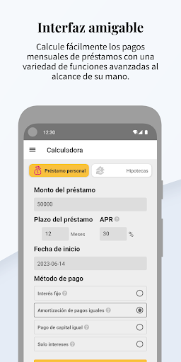 Vista previa de la aplicación