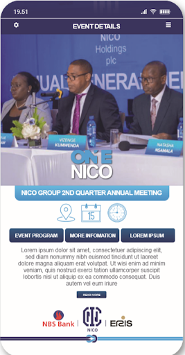 NICO Group Events App
