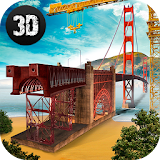 Golden Gate Bridge Builder Sim icon