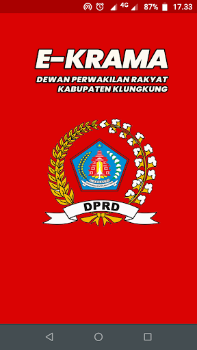 Android application E-Krama DPRD Klungkung screenshort