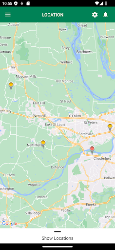 Screenshot of MyHolston