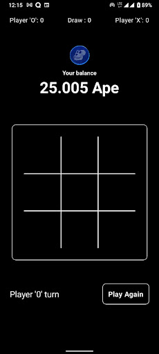 ApeCoin | Tic Tac Toe Screen 2