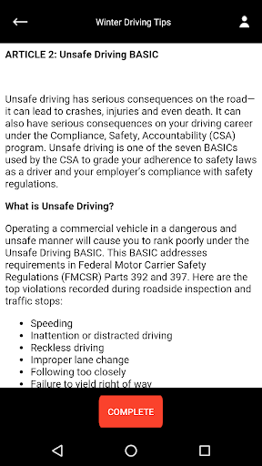 Safety Compliance And Solution Screen 3