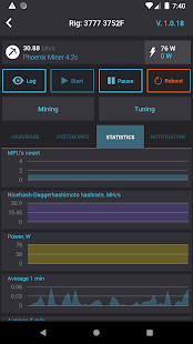 RaveOS Cryptocurrency Miner APK for Android / iOS Download