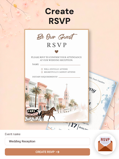 Screenshot of Invitation Maker & RSVP Cards