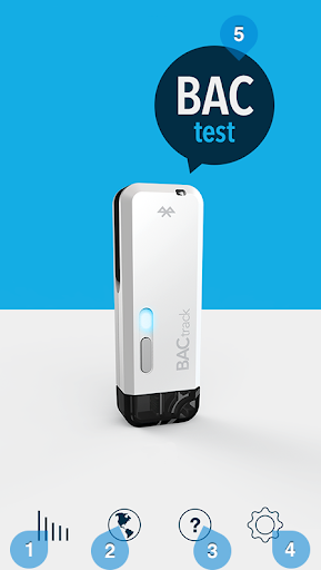 Android application BACtrack screenshort
