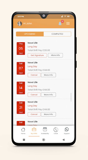 Total Care Options Screen 3