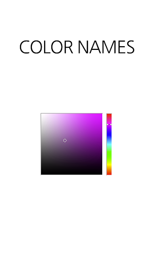 Android application Names of RGB colors designer screenshort