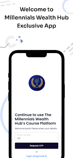 Android application Millennials Wealth Hub screenshort