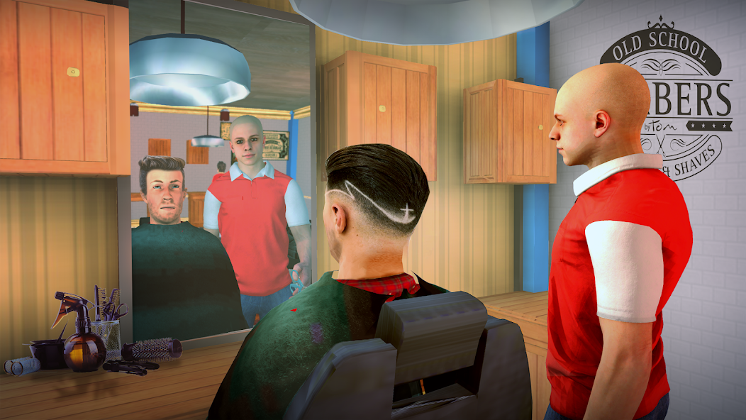 Barber Shop Hair Salon Game MOD APK v4.0 (Unlocked) - Apkmody