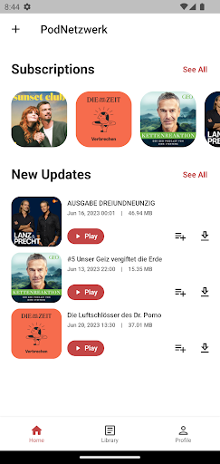 PodNetzwerk Screen 2