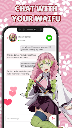Waifu Call & Chat: Anime Loverのおすすめ画像4