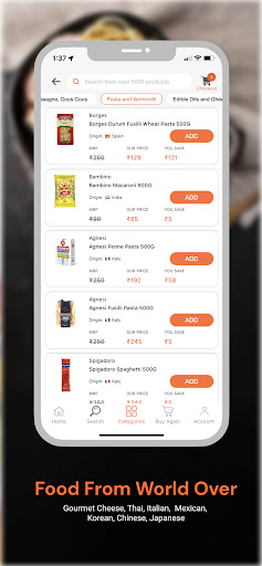 Satvacart - 100% Veg Grocery Screenshot 4 - AppWisp.com