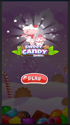 Sweet Candy Craft Match 3 - Screenshot 1