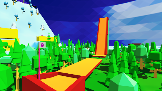 Screenshot der Minigolf-Arena