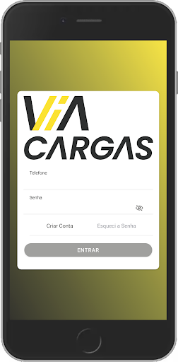 Android application Via Cargas Motorista screenshort