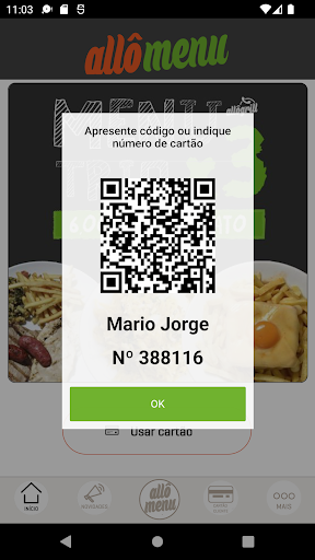 Allô Menu Screen 3