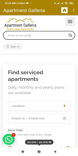 Предварительный просмотр приложения