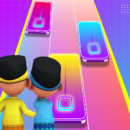 Upin - Ipin Piano Tiles Game
