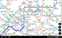 screenshot of Subway Korea(route navigation)