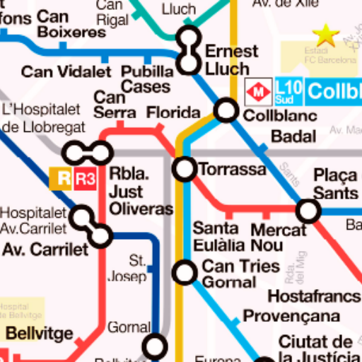 Barcelona Metro Map 2024 logo