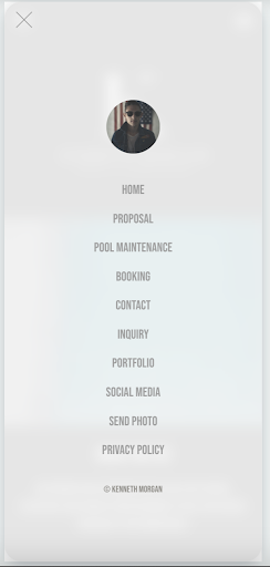 Kenneth Morgan Pool Services Screen 2
